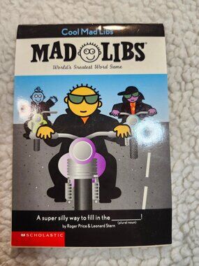 Mad Libs Cool Mad Libs Scholastic Paperback Roger Price Leonard Stern Fun Game